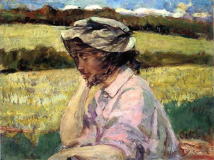James Carroll Beckwith Lost in Thought oil painting image